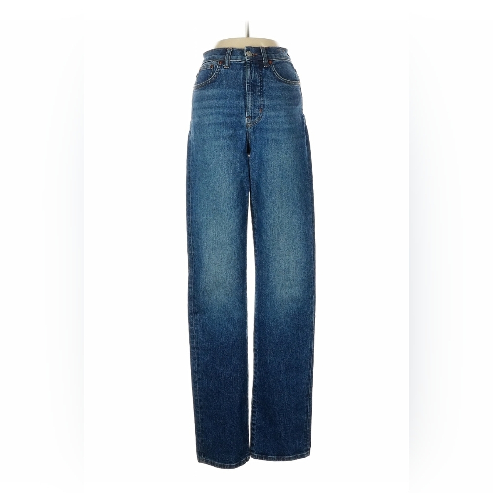 Madewell Women's Straight Leg Blue Jeans